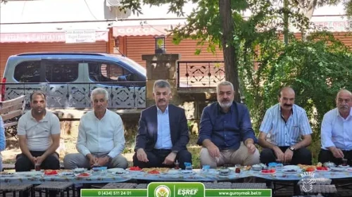 Güroymak Belediye Başkanı Eşref Mutlu Vatandaşlarla Kahvaltıda Buluştu