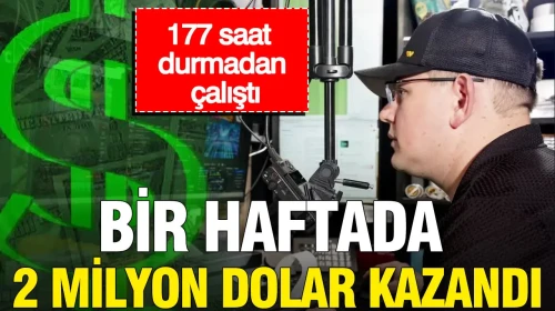 Bir Haftada 2 Milyon Dolar Kazanan Girişimci, 177 Saat Boyunca Durmaksızın Çalıştı