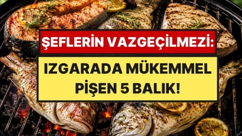 Ateşte Dağılmayan Lezzetler: Bu Yaz İçin En İdeal 5 Izgara Balığı!