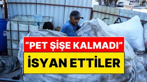 Kağıt Toplayıcıları Pet Şişe Kalmadığı İçin İsyan Etti