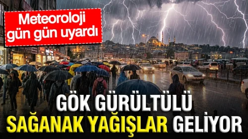 Meteoroloji'den Önemli Uyarı: Gök Gürültülü Sağanak Yağışlar Kapıda!