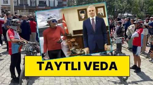 Taytlı Bisikletçiler, Veda Töreninde Valiyi Unutmadı!