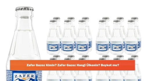 Zafer Gazoz Kimin? Zafer Gazoz Hangi Ülkenin? Boykot mu?
