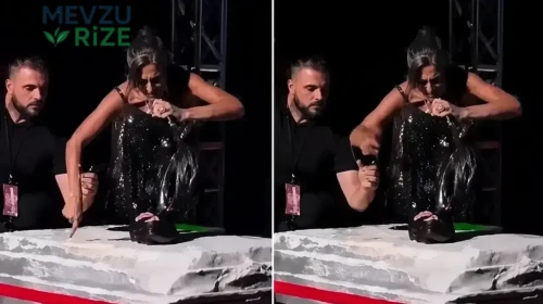 Yıldız Tilbe, sahne performansı ile büyük ses getirdi: Yardımcı olmak isteyen güvenliğe anında tepki gösterdi!