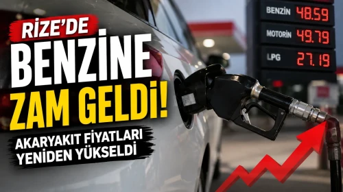 Rize’de Benzine Zam Geldi: Akaryakıt Fiyatları Yeniden Yükseldi