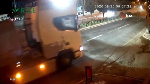 Otomobilin Karşı Şeride Geçmesiyle Tırla Çarpışmanın Eşiğine Gelindi
