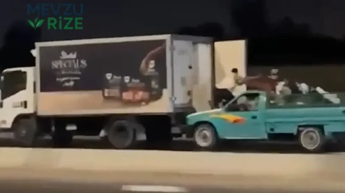 Mısır'da Seyir Halindeki Kamyonun Yükü Hırsızlar Tarafından Çalındı!