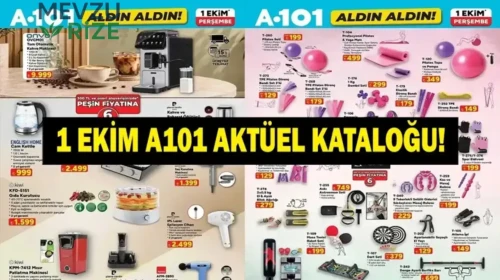 A101 26 Eylül - 2 Ekim 2026 Haftanın Yıldızları kataloğu