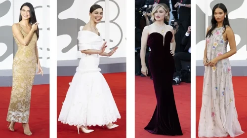 Venedik Film Festivali'nde moda rüzgârı: Dantel ve kadife geri döndü