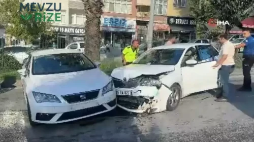 Samsun'da Feci Kaza: Karşı Şeride Düşen Araçta İki Kişi Yaralandı
