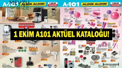 A101 26 Eylül - 2 Ekim 2026 Haftanın Yıldızları kataloğu