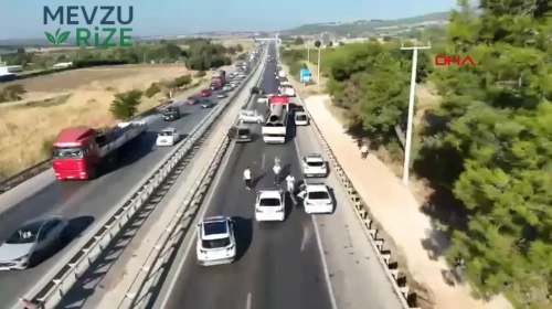 Bursa'da Mazot Sızıntısı Faciası: 9 Araç Karıştı, Can Pazarı Yaşandı!