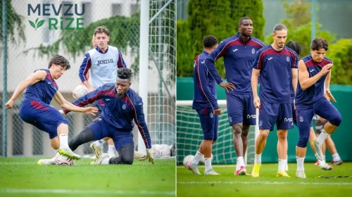 Trabzonspor, Samsunspor ile yapacağı karşılaşma için yoğun bir şekilde hazırlıklara devam ediyor: 3 Puan Amaçlanıyor!