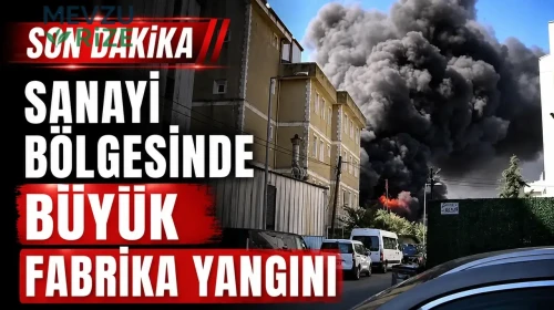 Tuzla'da Deri Sanayi Bölgesi'nde Dev Yangın Paniğe Neden Oldu
