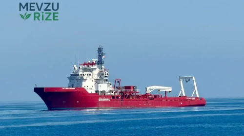 Türkiye'den KKTC'ye giden dünyanın sayılı gemilerinden 'Optimus Prime' Girne açıklarında arama çalışmalarına başladı
