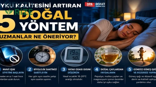 Uyku Kalitesini Artıran 5 Doğal Yöntem: Uzmanlar Ne Öneriyor?