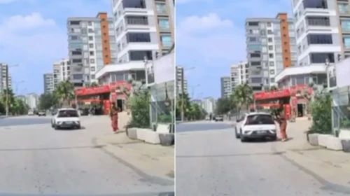 Adana'da Freni Çekilmeyen Araç Kazaya Sebep Oldu