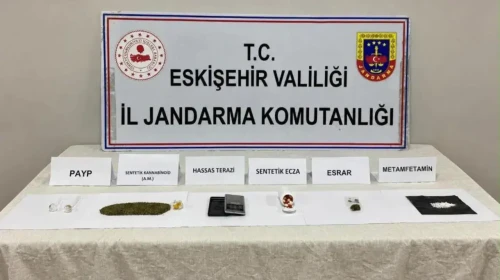 Eskişehir'de jandarmadan uyuşturucu baskını : 1 şüpheli tutuklandı