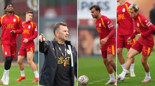 Galatasaray'da hazırlıklar sürdü: Osimhen idmanda yer aldı mı?