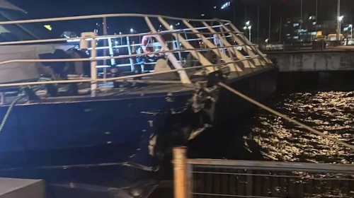 İDO deniz otobüsü kaza yaptı: Mudanya İskelesi'ne çarptı