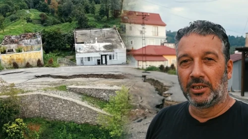 Rize’de heyelan sonrası mahalle sakini o anları anlattı: 'Bir anda her şey bitti, yavaş yavaş sine sine battı buralar'