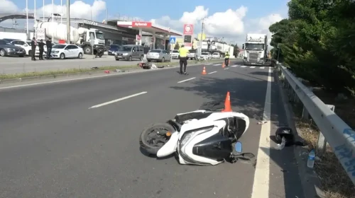 Samsun'da motosiklet ile elektrikli bisiklet çarpıştı: 2 yaralı