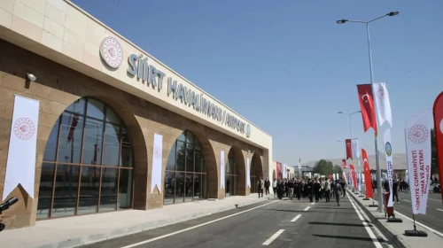 Siirt Havalimanı yeni yüzüyle hizmette! Yolcu kapasitesi iki katından fazla arttı
