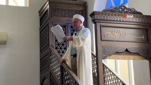44 yıllık imam cemaatine veda etti: Hepsinden helallik istedi