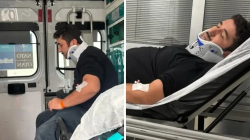 Ünlü oyuncu trafik kazası geçirdi: Eşi de arabadaydı