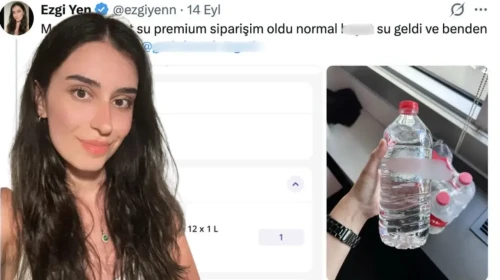 X'teki su siparişiyle gündem oldu: 'Neden normal su gönderdiniz?!'