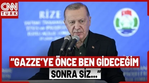 🚨Erdoğan'dan Rize'den Önemli Açıklamalar! "İsrail İmzanın Arkasında Durmalıdır"
