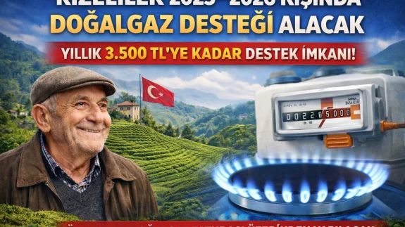 Rizeliler 2025–2026 Kışında Doğalgaz Desteği Alacak