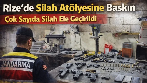 Rize’de Silah Atölyesine Baskın: Çok Sayıda Silah Ele Geçirildi