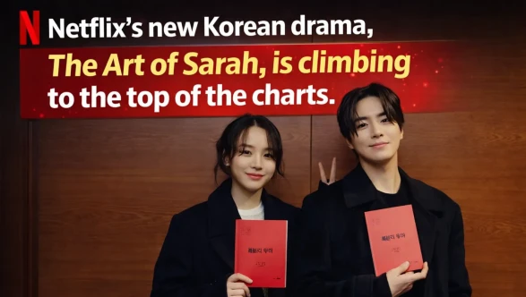 Netflix's new Korean drama, The Art of Sarah, is climbing to the top of the charts.