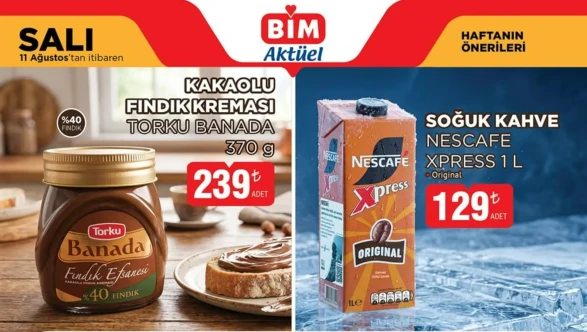 BİM 11 Ağustos Kataloğu Geldi! Yağdan Pirince, Yoğurttan Çikolataya Salı İndirimleri