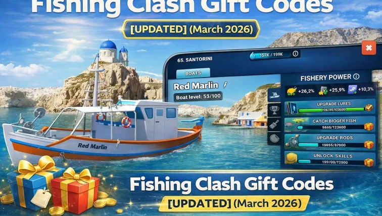 Fishing Clash Gift Codes [UPDATED] (March 2026)
