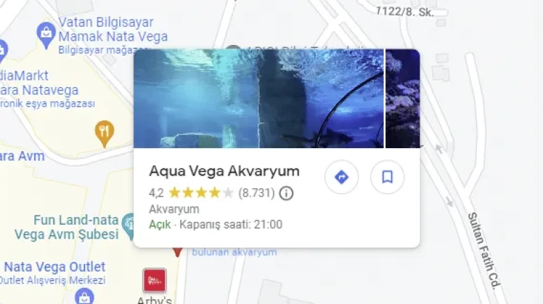 Ankara Akvaryum Nerede Nasıl Giderim Yol Tarifi