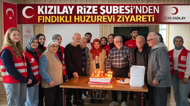 Kızılay Rize Şubesi’nden Fındıklı Huzurevi ziyareti