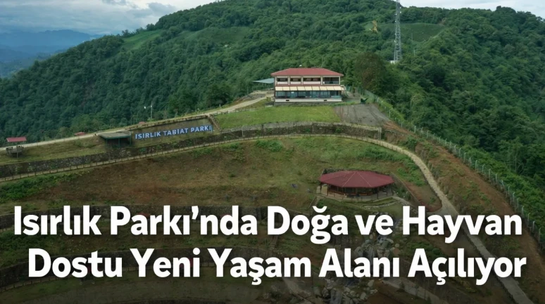 Isırlık Parkı’nda Doğa ve Hayvan Dostu Yeni Yaşam Alanı Açılıyor