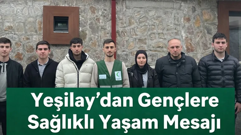 Yeşilay’dan Gençlere Sağlıklı Yaşam Mesajı