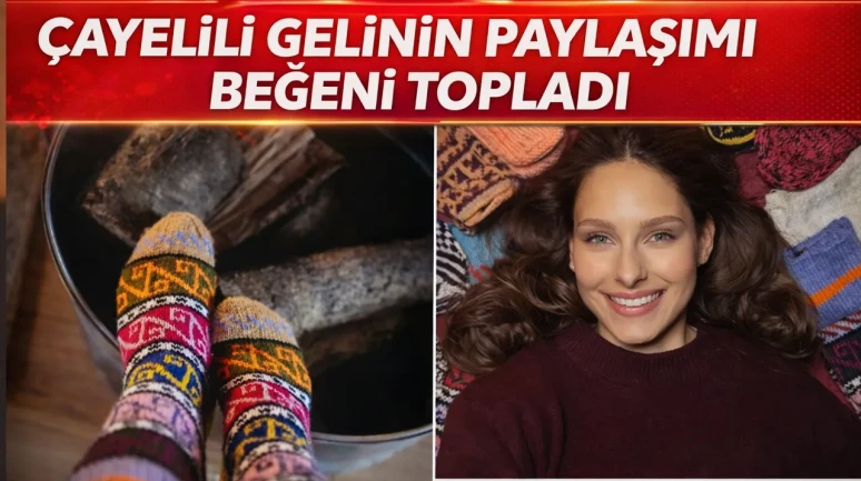 Çayelili Gelinin Paylaşımı Beğeni Topladı