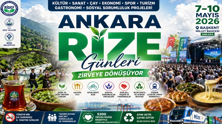 Ankara’da Rize Rüzgarı: Rize Günleri Zirveye Dönüşüyor