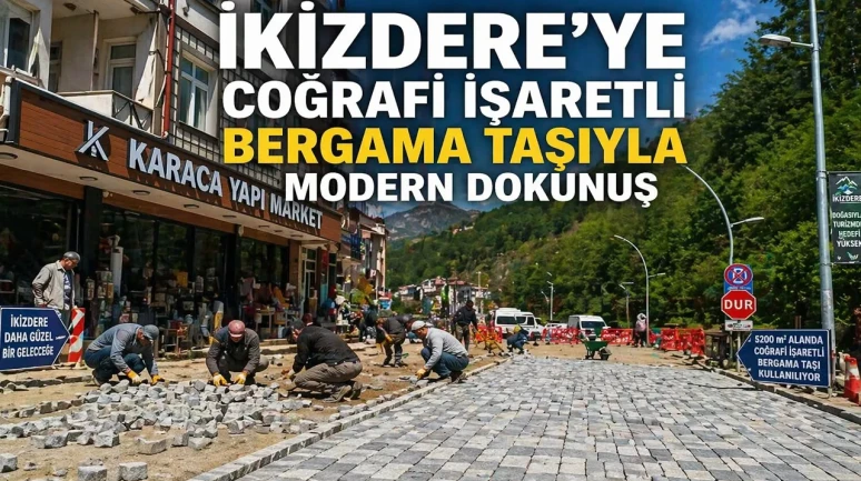 İkizdere’ye Coğrafi İşaretli Bergama Taşıyla Modern Dokunuş