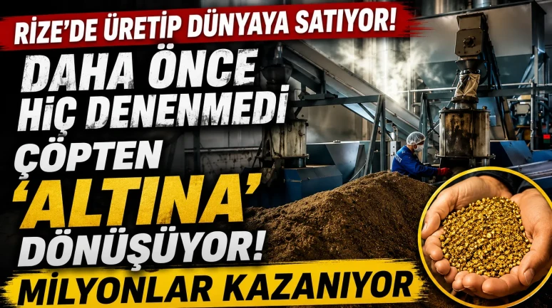 Rize'de üretip dünyaya satıyor! Daha önce hiç denenmedi, çöpten 'altına' dönüşüyor, milyonlar kazanıyor
