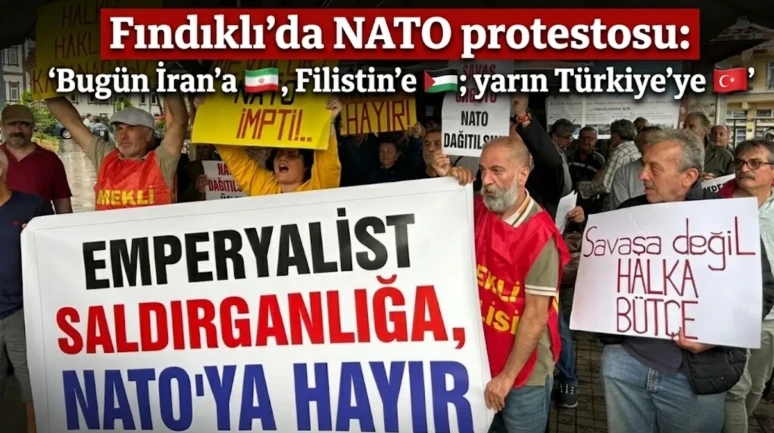 Fındıklı'da NATO karşıtı protesto: Eğitim Sen'den açıklama!