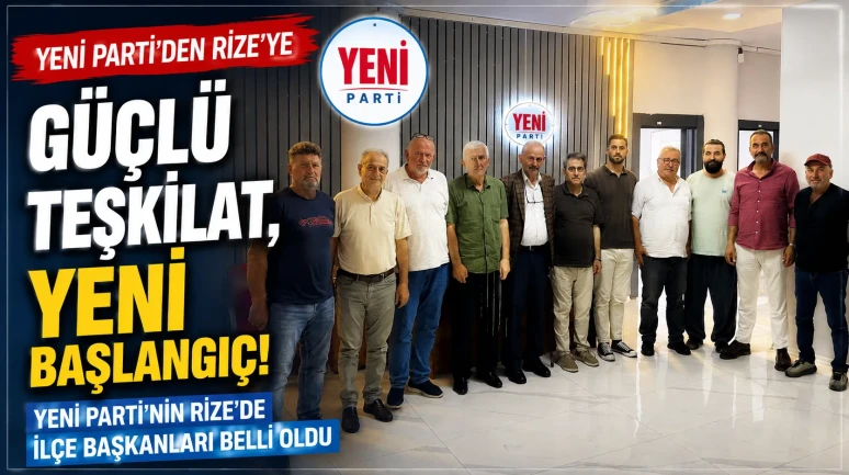 Yeni Parti Rize'de Yol Haritası Belirlendi: Kurucu Başkan Deniz İlk Toplantısını Yaptı