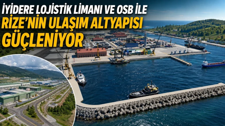 İyidere Lojistik Limanı ve OSB ile Rize’nin Ulaşım Altyapısı Güçleniyor