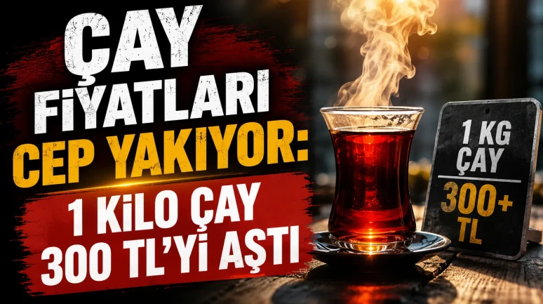 Çay Fiyatları Cep Yakıyor: 1 Kilo Çay 300 TL’yi Aştı