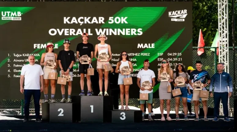 Rize'de düzenlenen "Kaçkar by UTMB" sona erdi