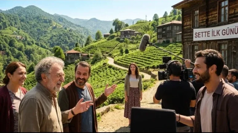 Karadeniz Güzeli filminin çekimleri Rize'de başladı